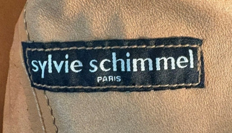 Veste en cuir d'agneau Sylvie Schimmel Paris
