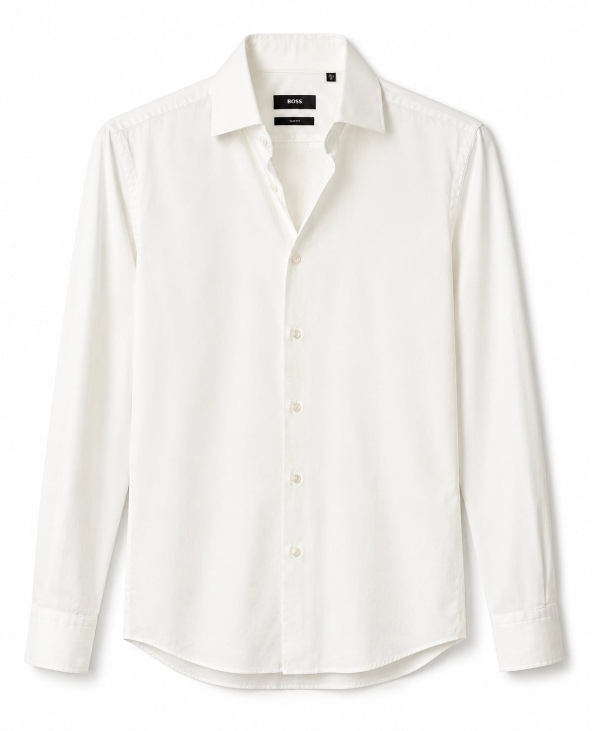 Hugo Boss White Long Sleeve Shirt Size 39-15 1/2