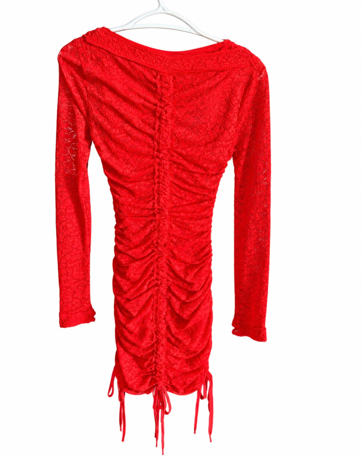 Nike x Riccardo Tisci Red Lace Cocktail Dress NWT Size Extra Small