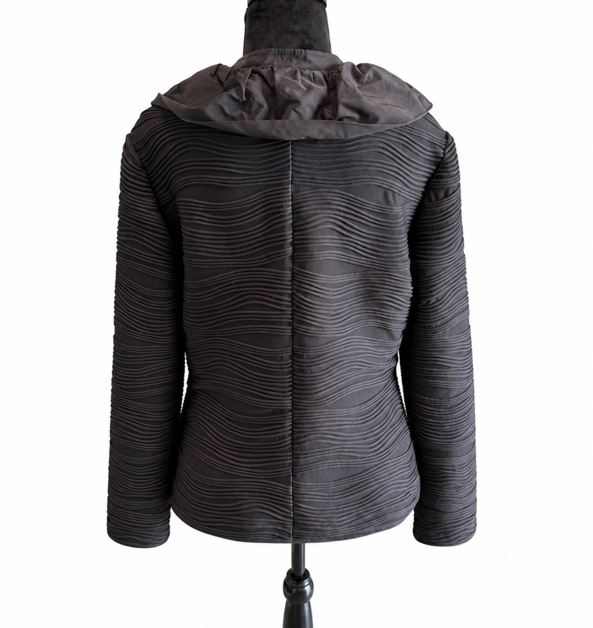 Joseph Ribkoff Ruffle-Collar Jacket Size 14