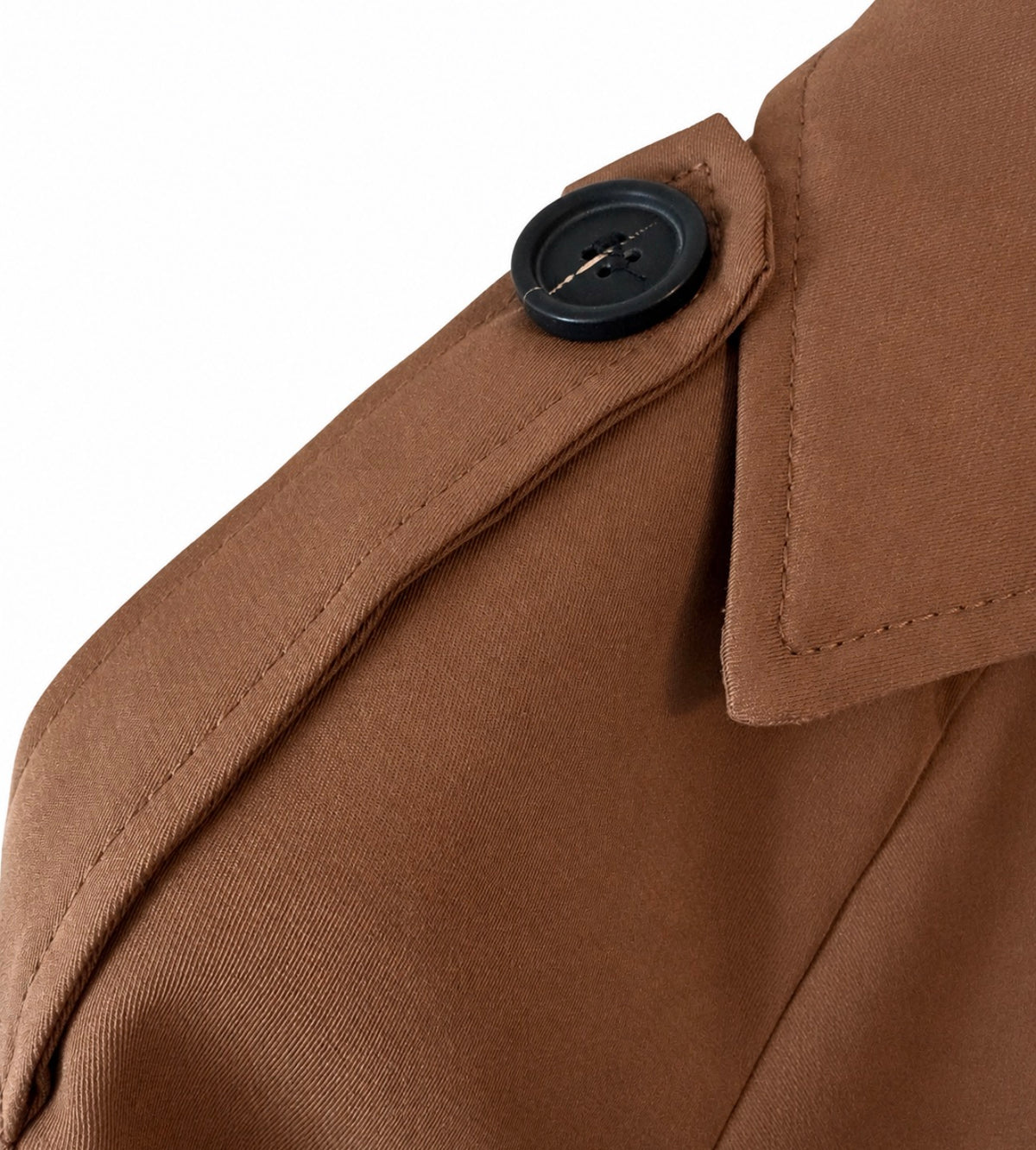 Crescentt Espresso Trench Coat Size XL