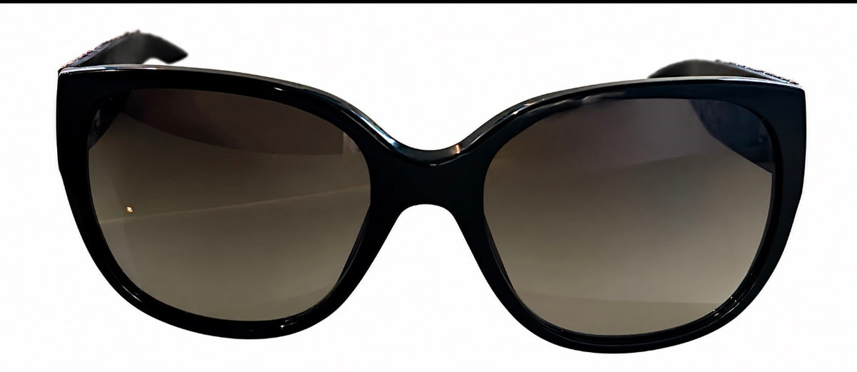Chanel 5237 Black Acetate & Tweed Sunglasses with Case