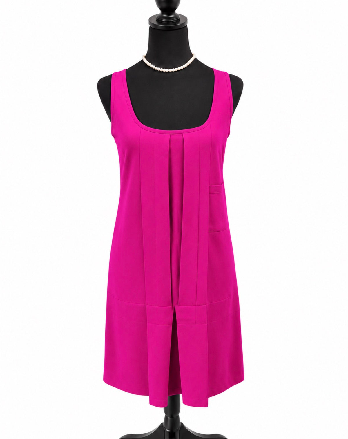 Miu Miu Pink Sleeveless Pleated Slip Dress Size Small/Medium (4-6)